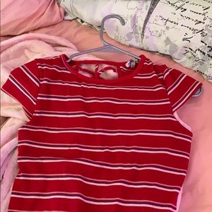 Red white and blue t shirt dress